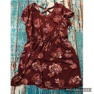 Maurice’s floral dress. Size 2 plus size.